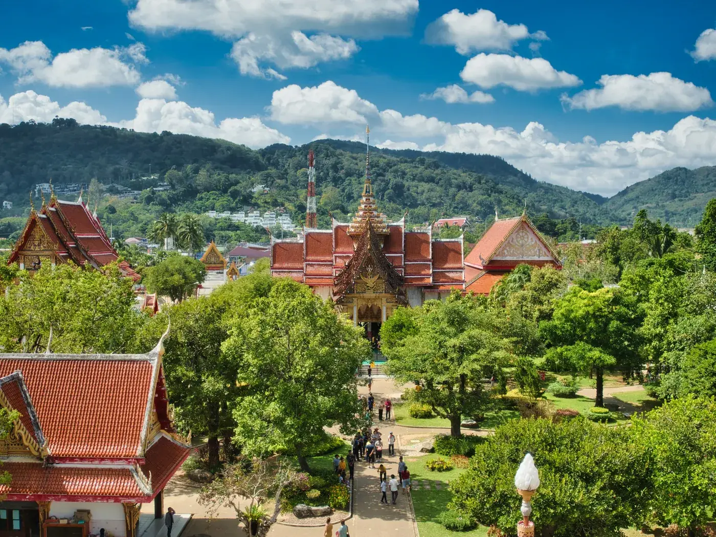 Wat Chalong temple complex in Phuket