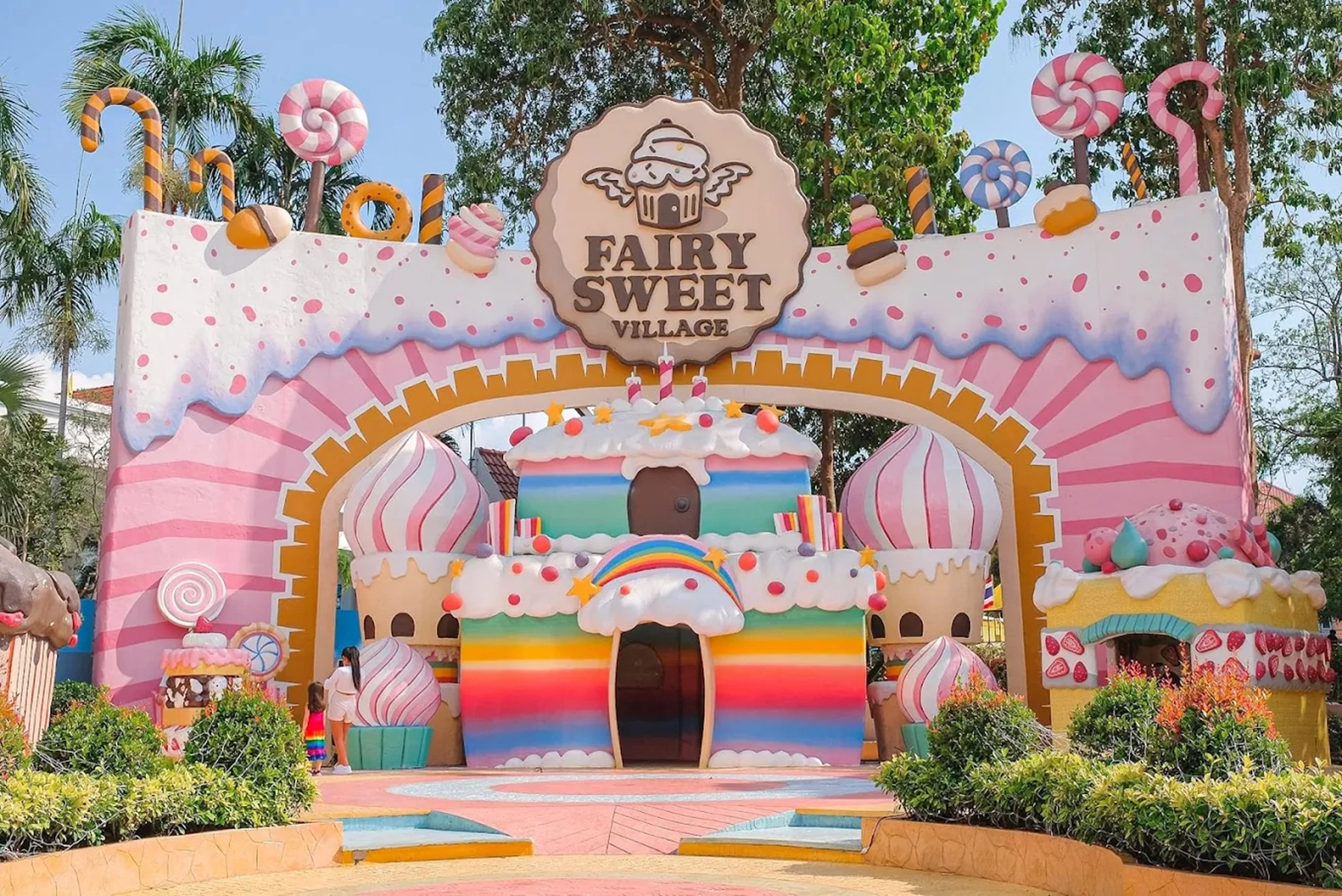Fairy Sweet Village candy-themed setups