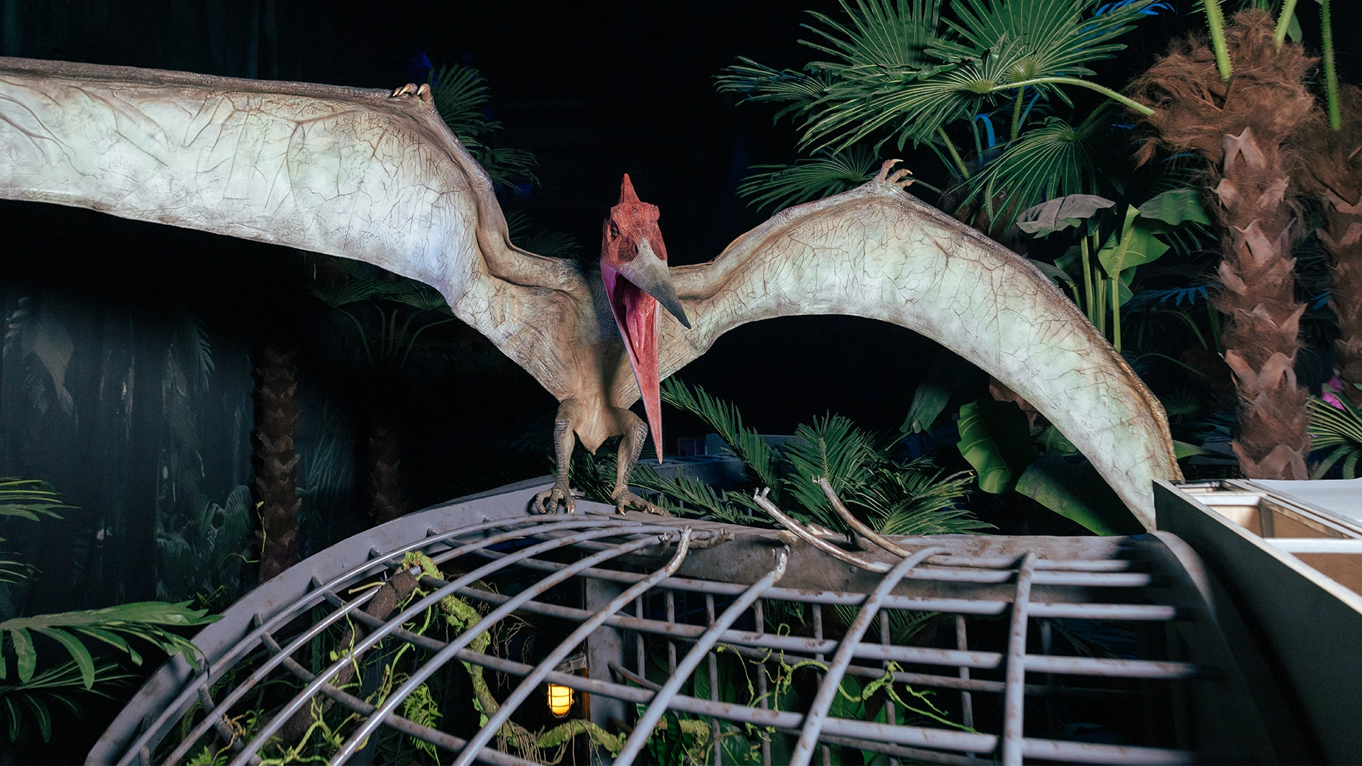 Walk-through dinosaur zone at Jurassic World Bangkok
