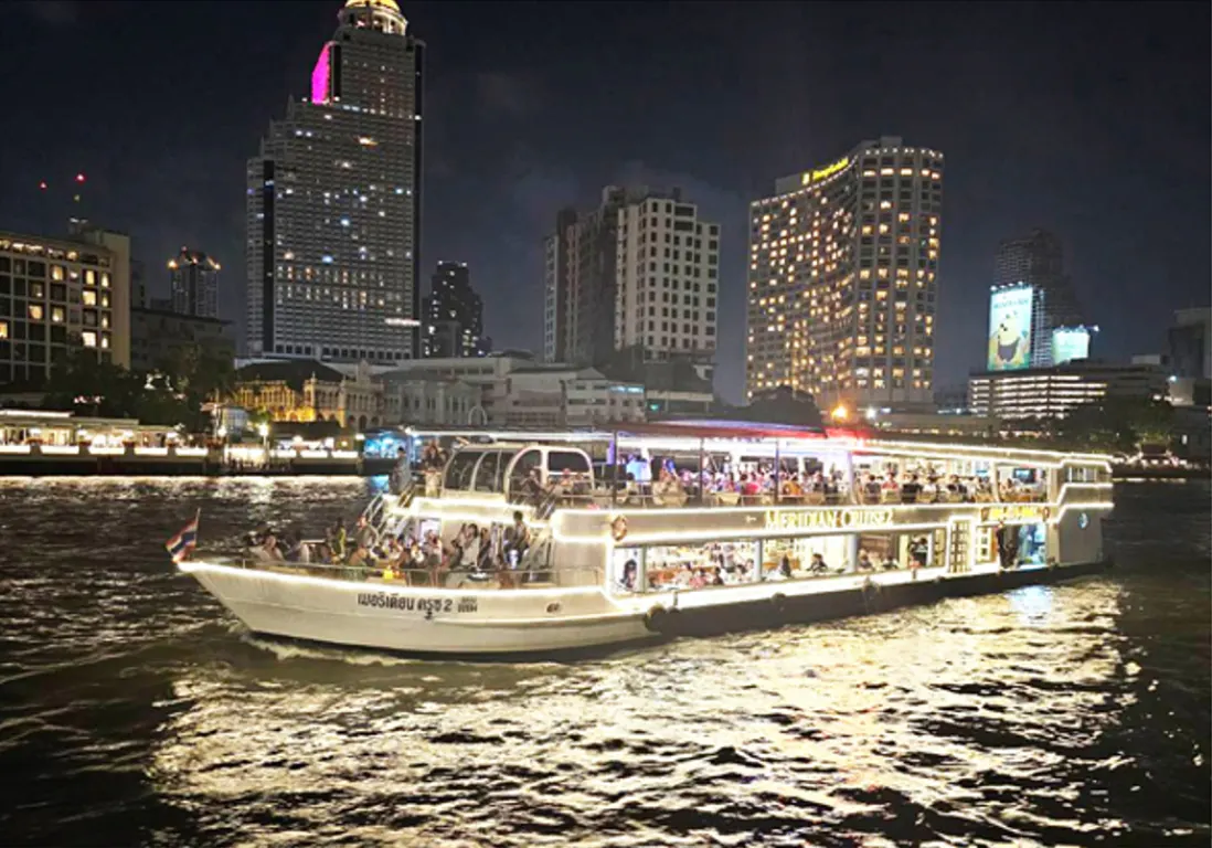Meridian Cruise 2 dinner cruise on the Chao Phraya River, Bangkok