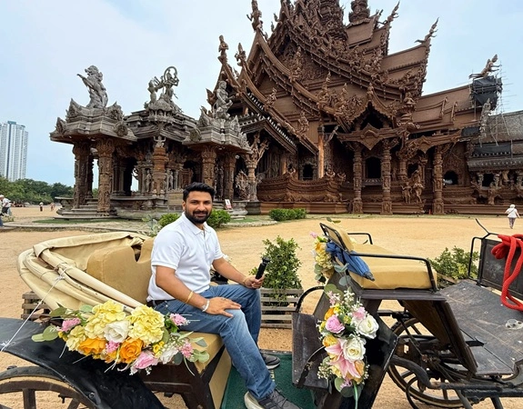 Sanctuary of Truth interior wood carvings